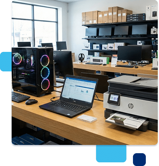 vente de matériel - rbi informatique plougourvest